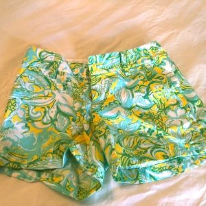 Lilly Pulitzer OO Callahan shorts, EUC, floral